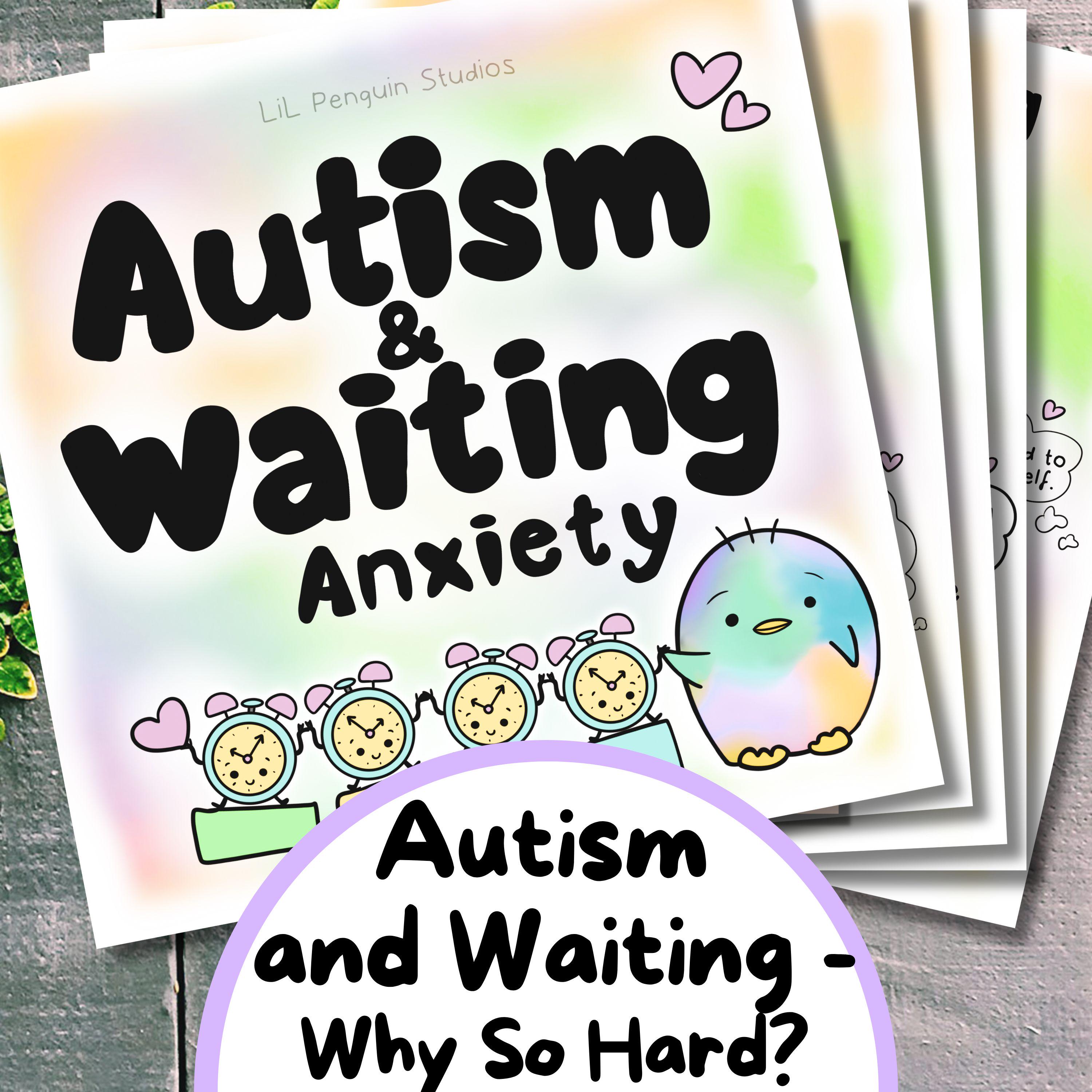 Autism Zine and Visual Timer, Waiting Anxiety, Coping Skills, Autistic ...