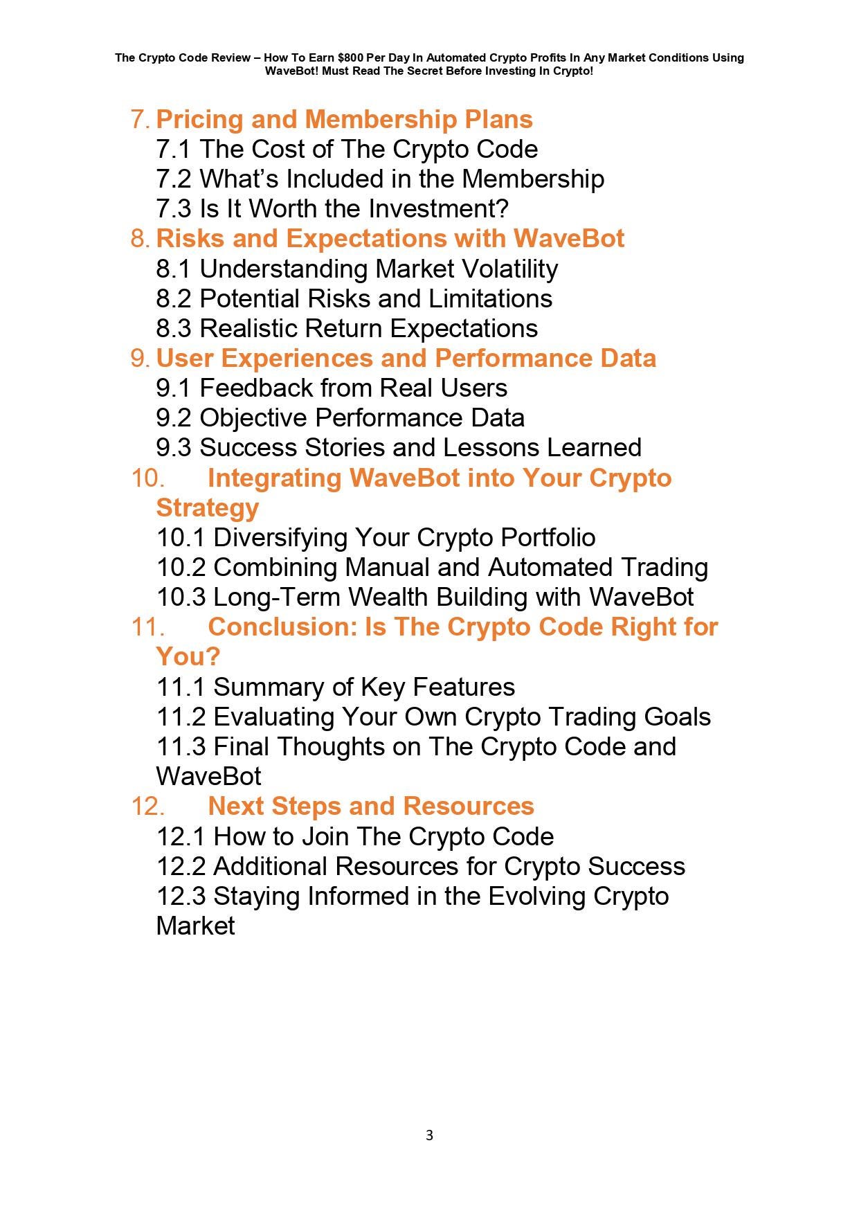 The Crypto Code Review: geautomatiseerde cryptowinsten met Wave Bot (pdf) -  Etsy Nederland