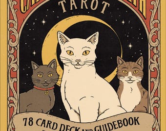 Cats Rule the Earth Tarot : Guide Book Only | Companion Guide for the 78-Card Deck | Cat-Themed Guidebook | PDF For Instant Download!