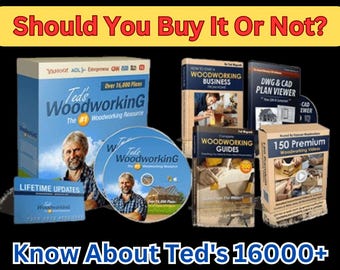 Ted's Woodworking Plans Review - Know About Ted's 16000+ Woodworking Plans! Should You Buy It Or Not? Plans Are Not Included In It! PDF File
