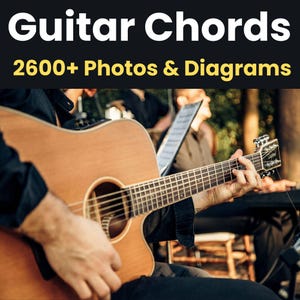 Guitar Chords: 2600+ Photos & Diagrams (PDF Download)