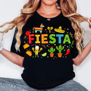 Fiesta Shirt PNG: Cinco de Mayo Party Clipart (Digital Download)