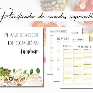 PRINTABLE FAMILY MEAL PLANNER in PDF format