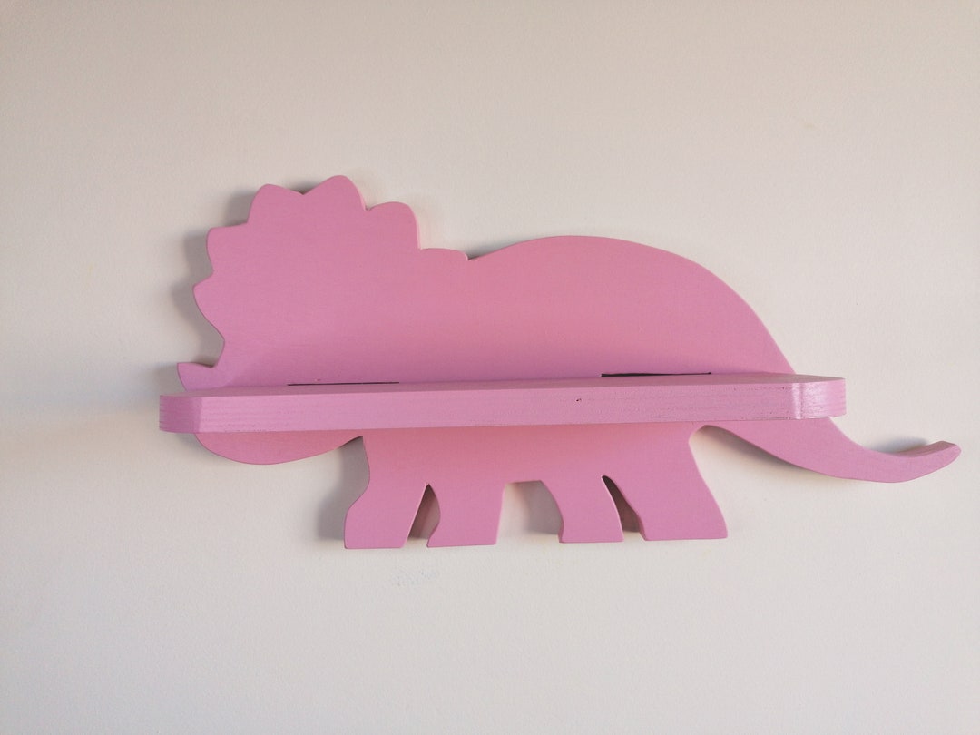 Shelf for Baby Nursery, Dino Shelf, Kids Room, Wooden Shelf, Nursery