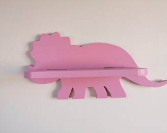 Shelf For Baby Nursery, Dino shelf, Kids Room, Wooden shelf, Nursery Shelf, Book Shelf