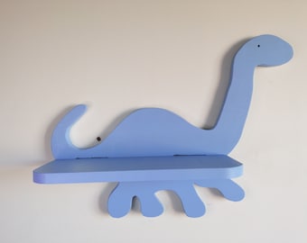 Shelf For Baby Nursery, Dino shelf, Kids Room, Wooden shelf, Nursery Shelf, Book Shelf