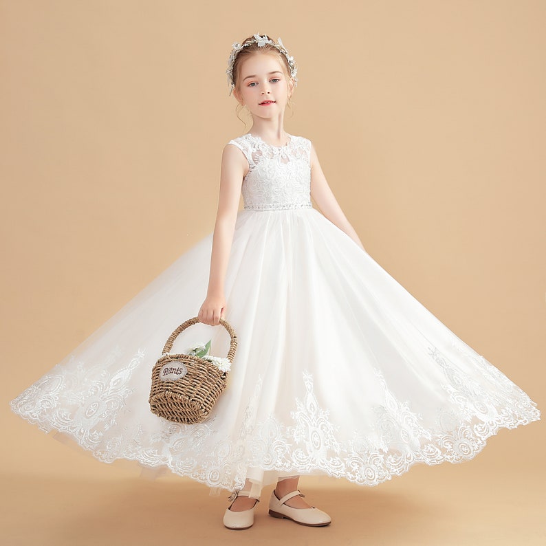 Flower Girl Dresschildren's First Communion Dress - Etsy