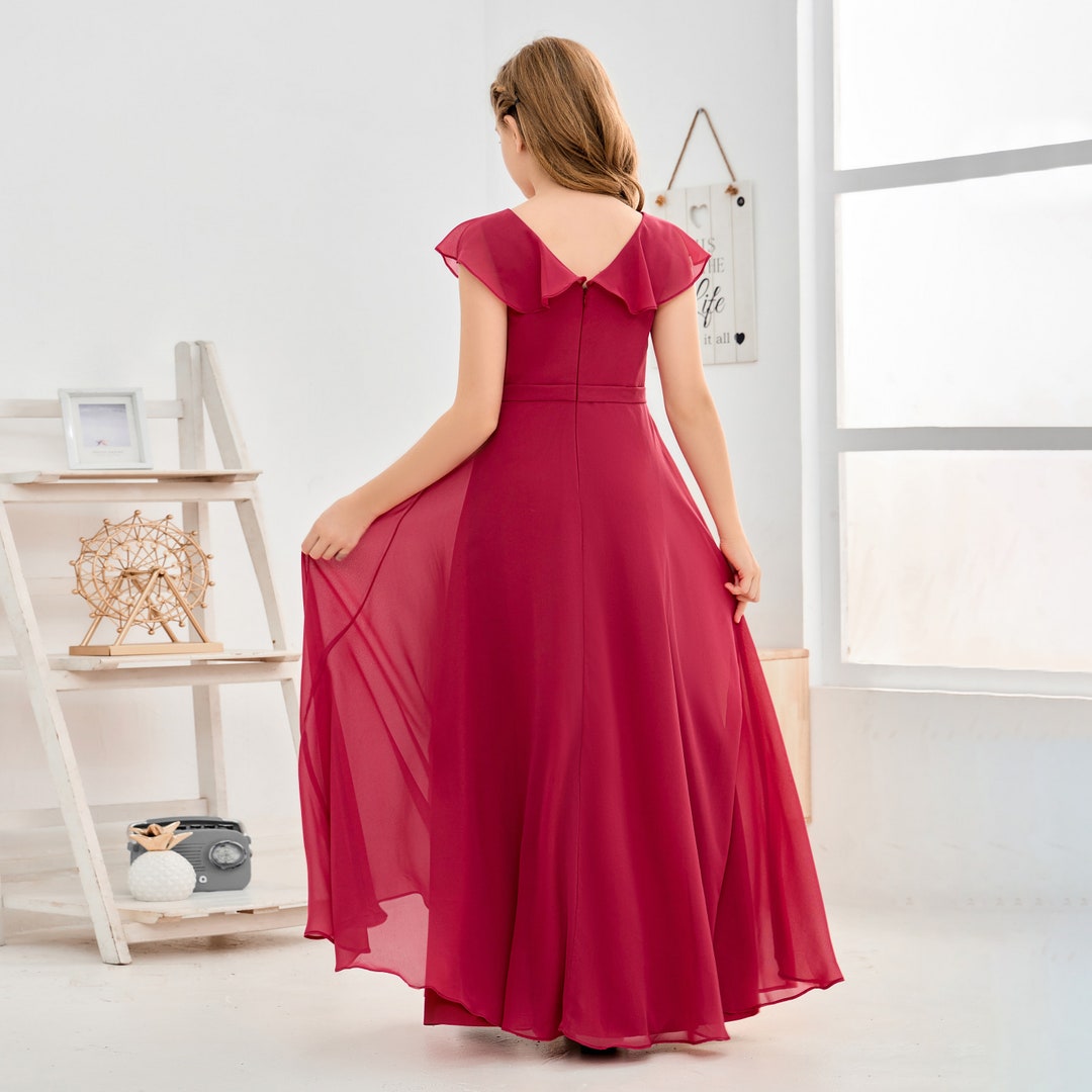 Chiffon Junior Bridesmaid Dresses Dresses for Wedding Chiffon Short