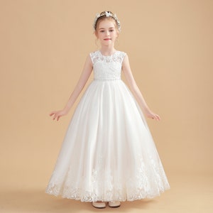 Flower Girl Dress,children's First Communion Dress ,princess Ball Gown ...