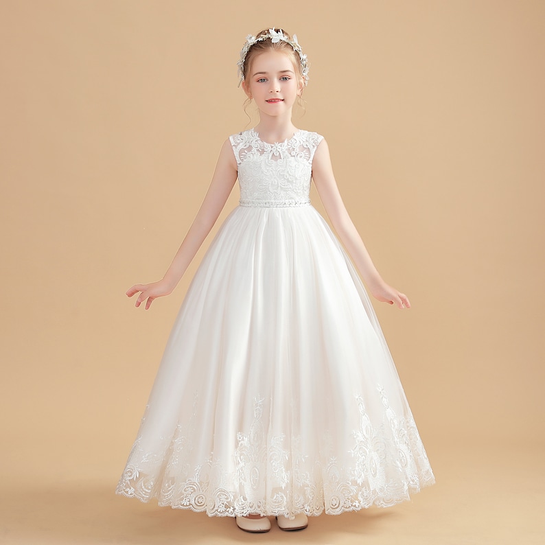 Flower Girl Dress,Children's First Communion Dress ,Princess Ball Gown ,Wedding Party Dress,Girl dress,Flower Girls Dresses For Wedding image 2