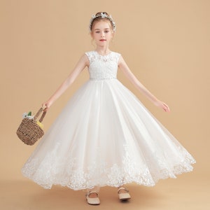 Flower Girl Dress,children's First Communion Dress ,princess Ball Gown ...