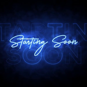 Animated Twitch Overlay Futuristic Hud | Twitch screens Animated | Stream Starting Soon | Livestream Overlay
