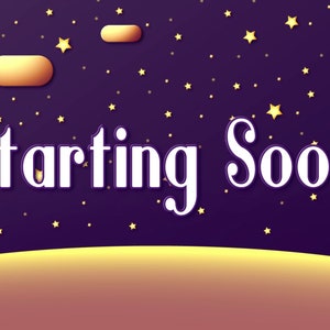 4x Twitch Animated Screens / Cute / Twitch screens / Animated Starting soon / Stream ending /  stream screens / Overlay