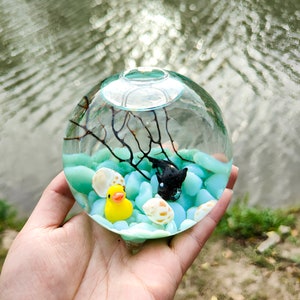 Teeker Pet Moss Ball Decorative Moss Balls for Fish Tank Water
