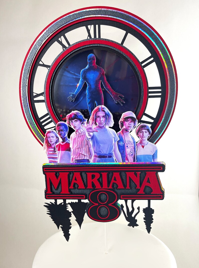 Stranger Things Customized Cake Topper Etsy