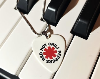 Red Hot Chilli Peppers | Guitar pick necklace