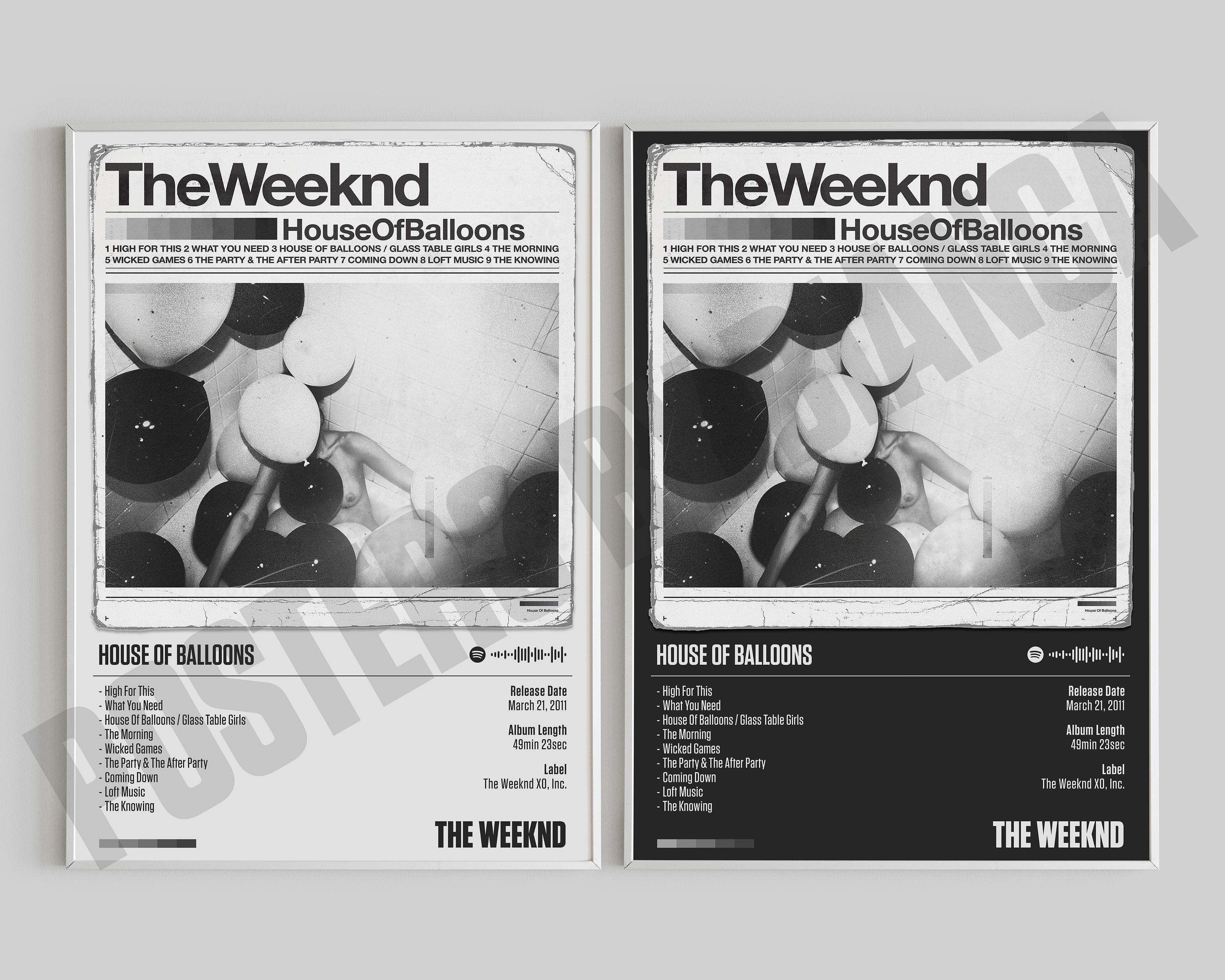 The Weeknd Album Art - Etsy Australia