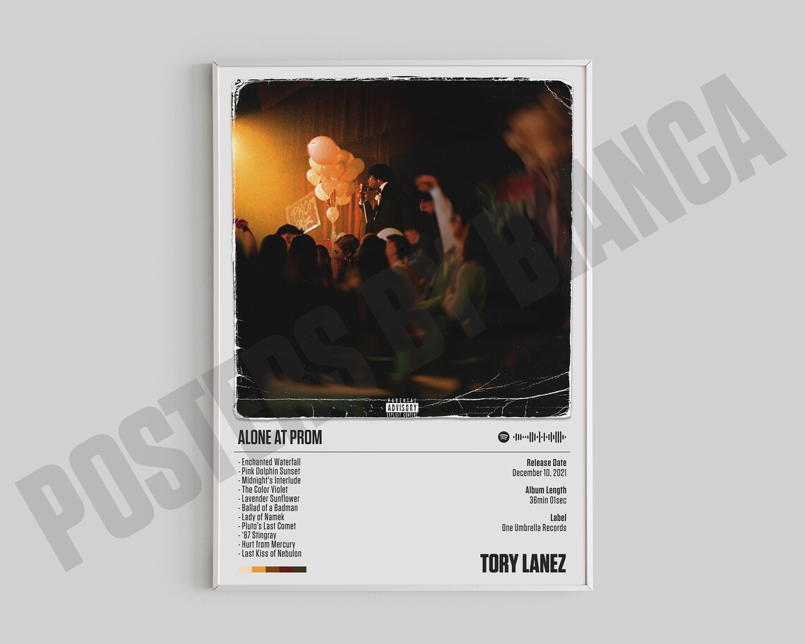 Tory Lanez Poster Alone at Prom Poster Alone at Prom Etsy