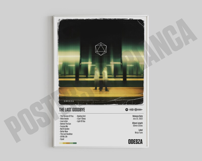 Odesza Poster the Last Goodbye Poster Odesza the Last Etsy
