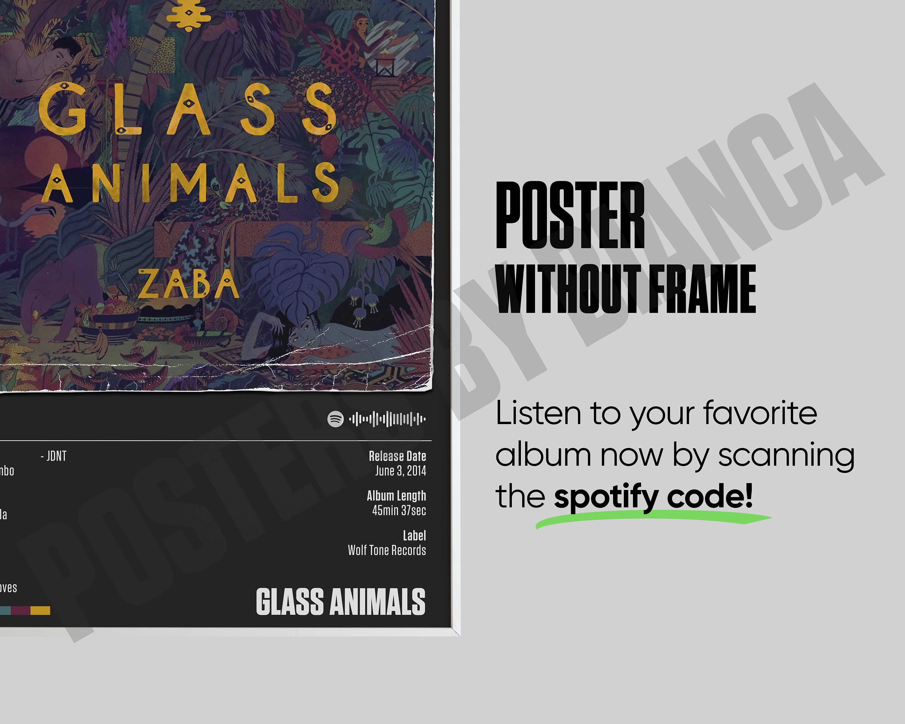 Glass Animals Poster Zaba Poster Glass Animals Zaba - Etsy Glass Animals Poster Zaba Poster Glass Animals Zaba - Etsy