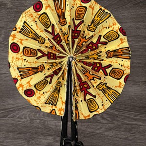 Wax and leather fan