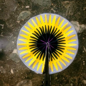 Wax and leather fan