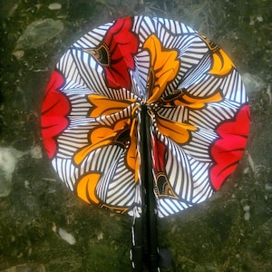 Wax and leather fan