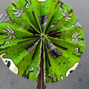 wax and leather fan