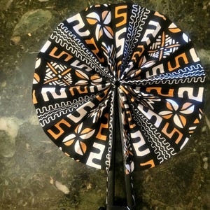 Wax and leather fan