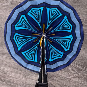 leather and wax fan