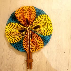 Wax and leather fan
