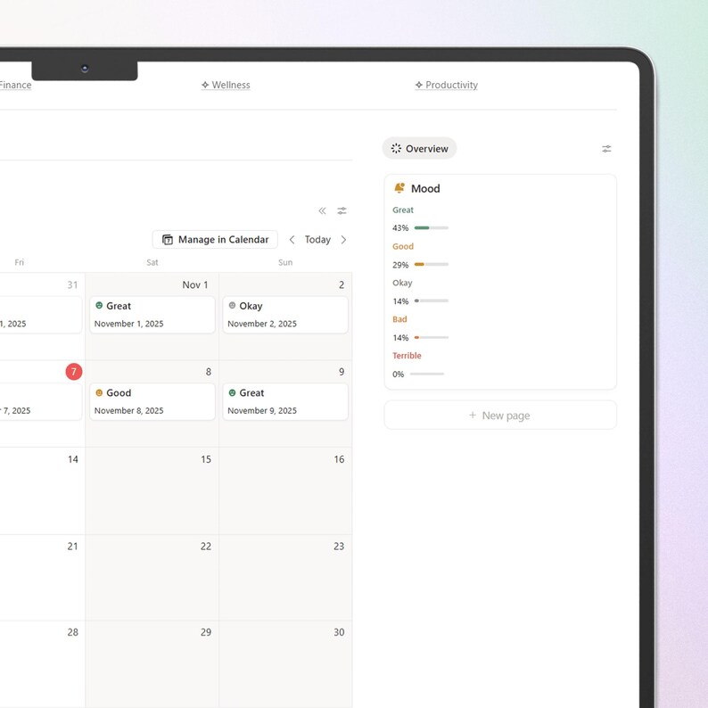 ADHD Notion Life Planner | ADHD Notion Template, ADHD Notion, Notion Dashboard, All in one Notion Template, Personal Planner for Notion afbeelding 12