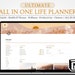 Notion Template Personal Planner | Notion Dashboard, All In One Notion Template, Notion Planner, Notion Organize Template, Editable Template 