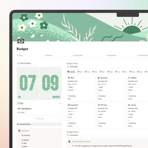ADHD Notion Life Planner | ADHD Notion Template, ADHD Notion, Notion Dashboard, All in one Notion Template, Personal Planner for Notion afbeelding 10
