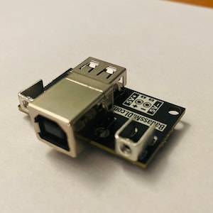 CORE USB, Usb Type-B to Type-A Panel Mounted Jack for Arduino/Teensy/ESP32 Midi Controllers