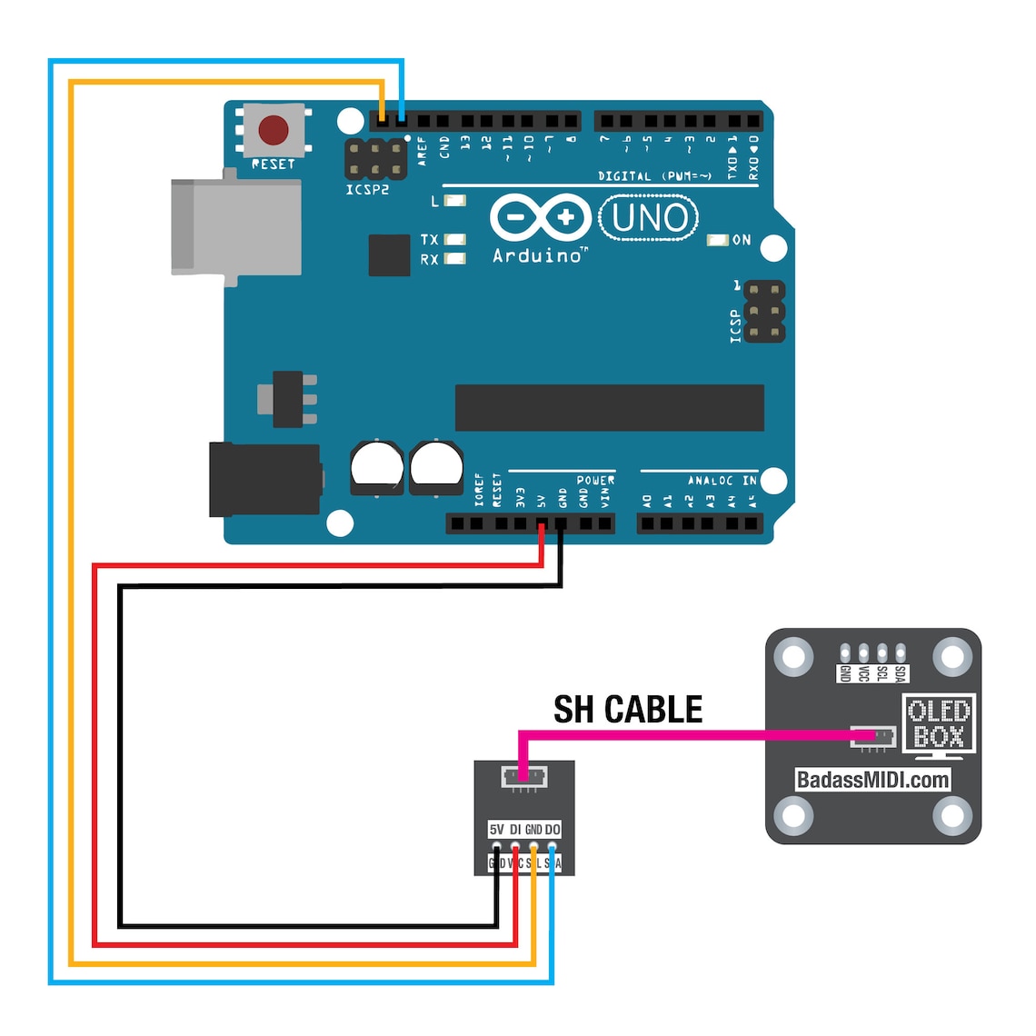 OLED BOX, 0.96 OLED Display With Mounting Case for Arduino/teensy/esp32 ...