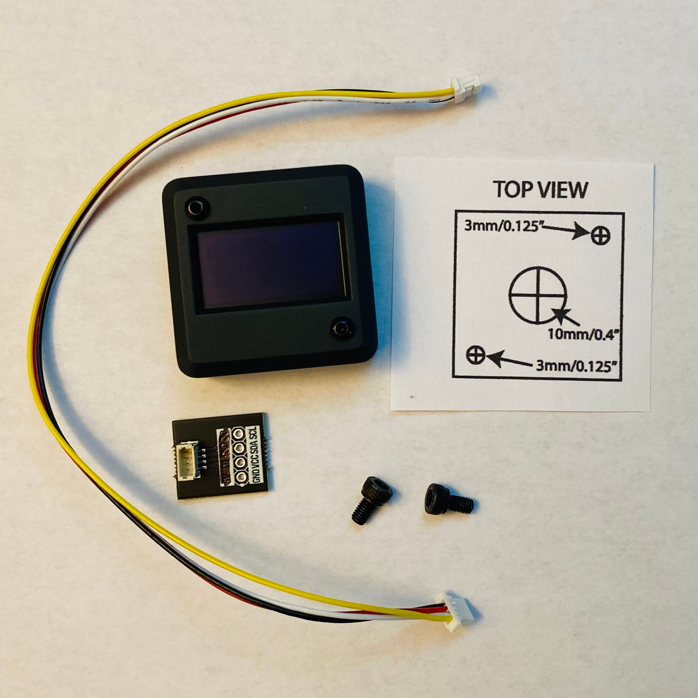 OLED BOX, 0.96 OLED Display With Mounting Case for Arduino/teensy/esp32 ...