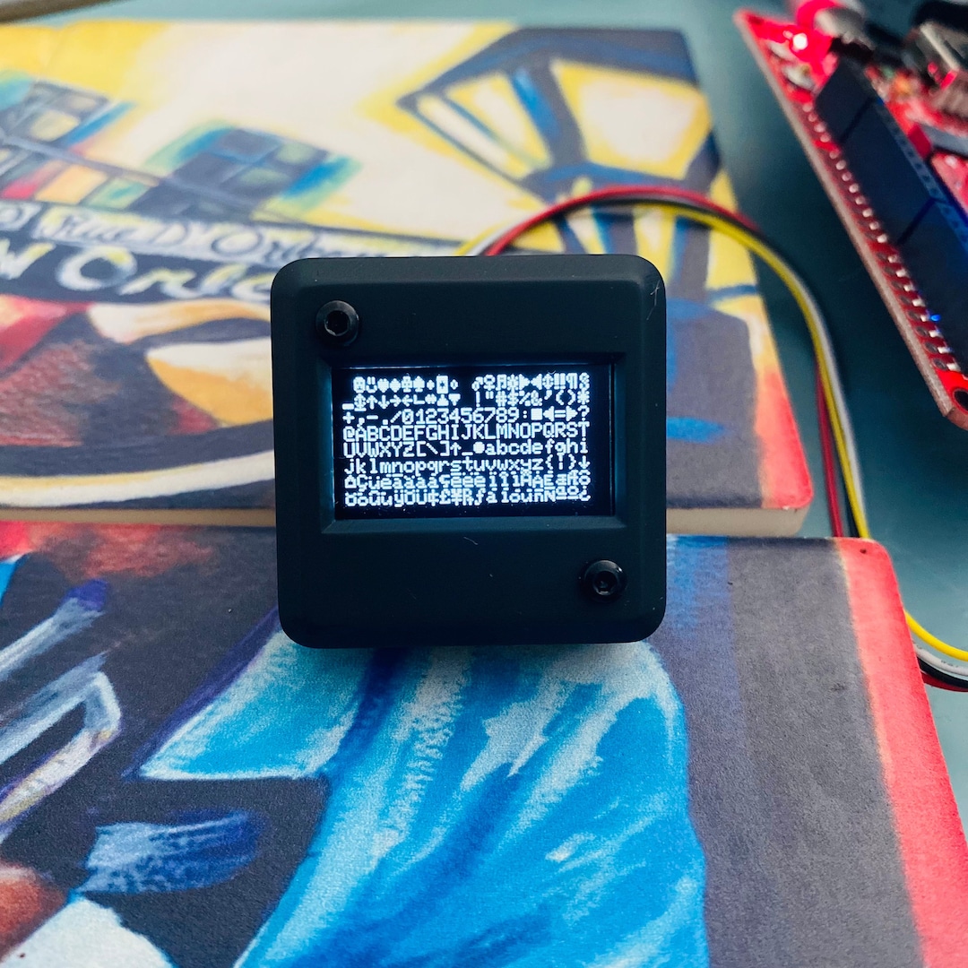 OLED BOX, 0.96 OLED Display With Mounting Case for Arduino/teensy/esp32 ...