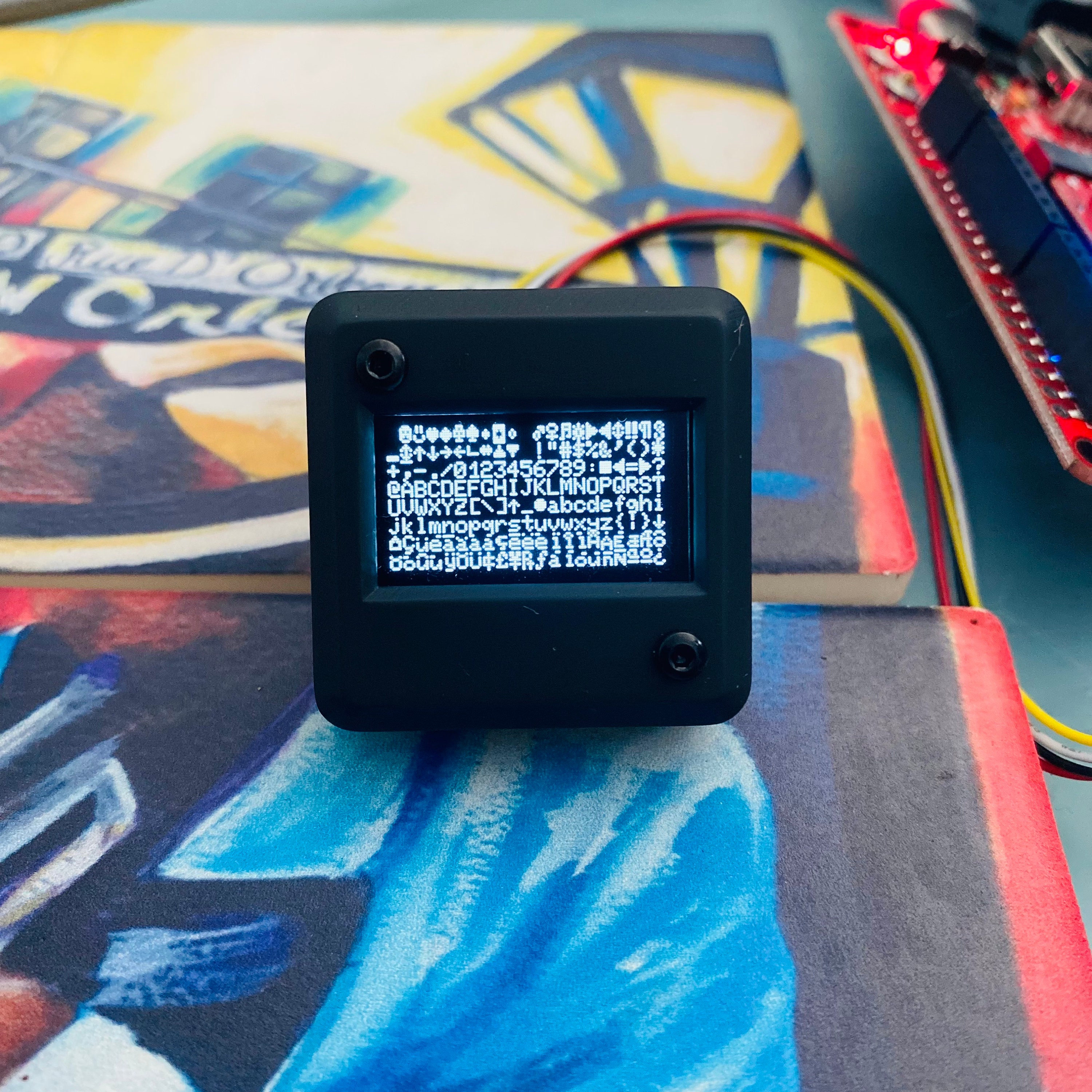 OLED BOX, 0.96 OLED Display With Mounting Case for Arduino/teensy/esp32 ...