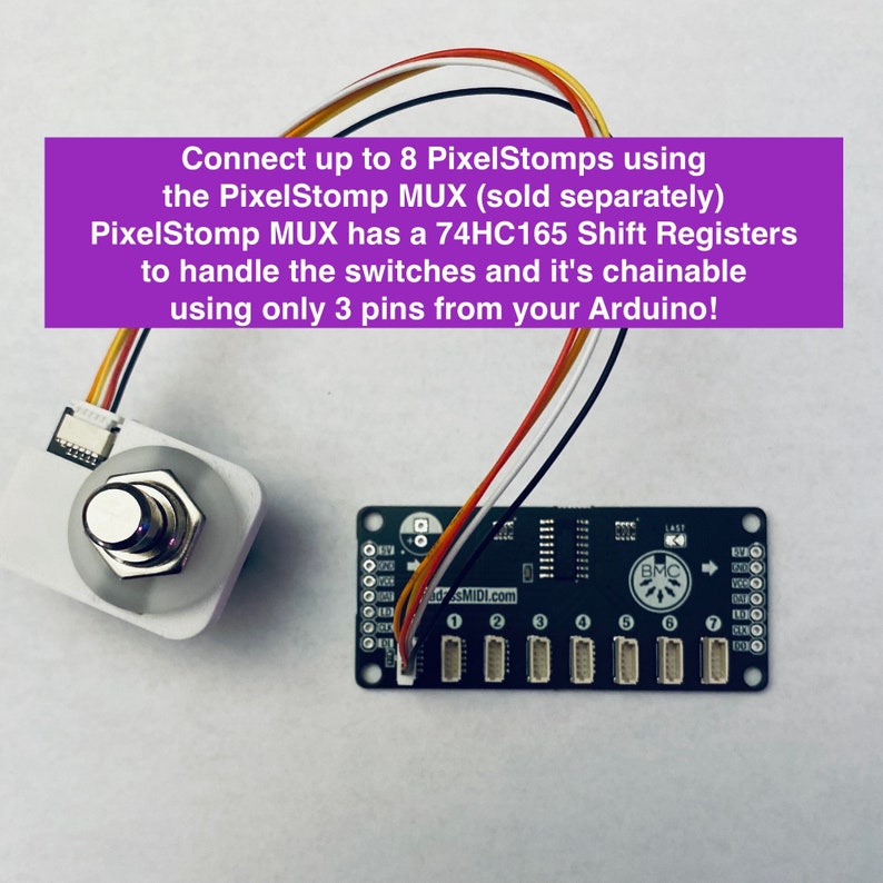 PixelStomp, Footswitch/NeoPixel Combo for Arduino/Teensy/ESP32 image 8