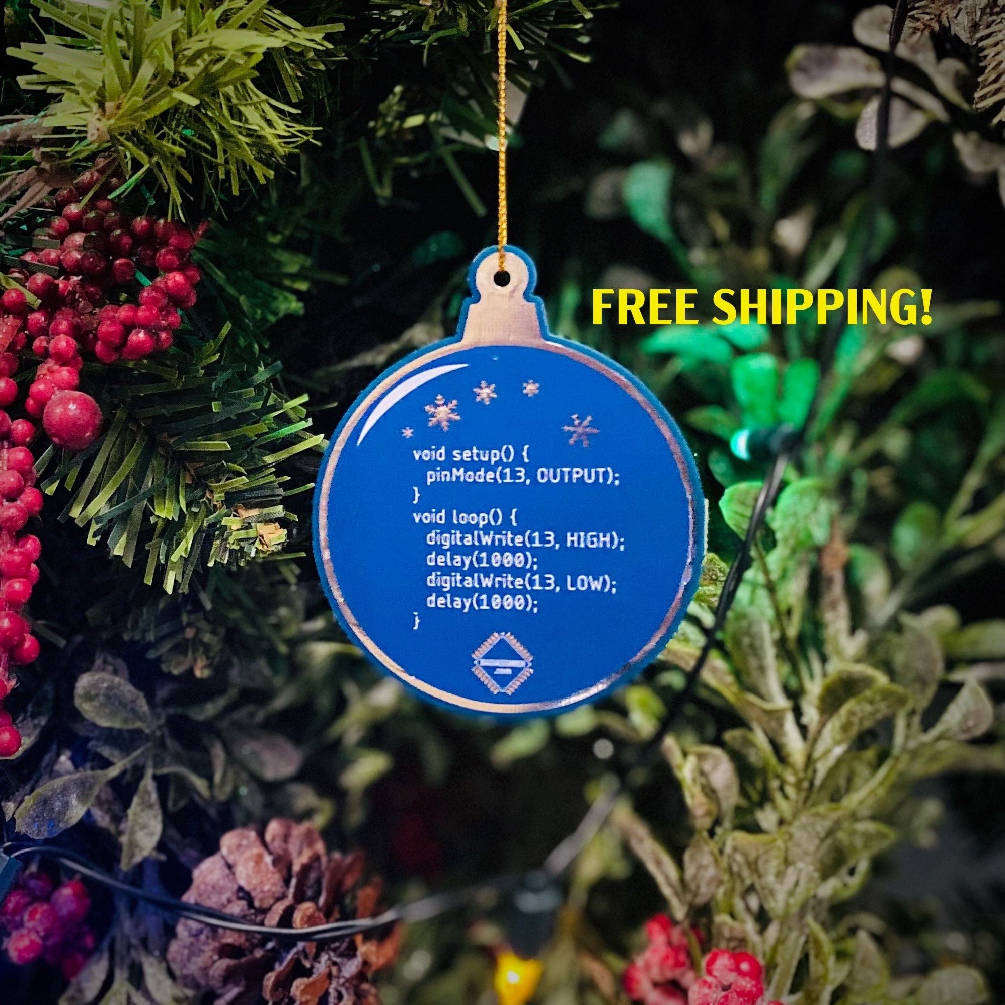 Circuit Board Ornament, Arduino Gift, Geeky Holiday Gift, Programmer ...