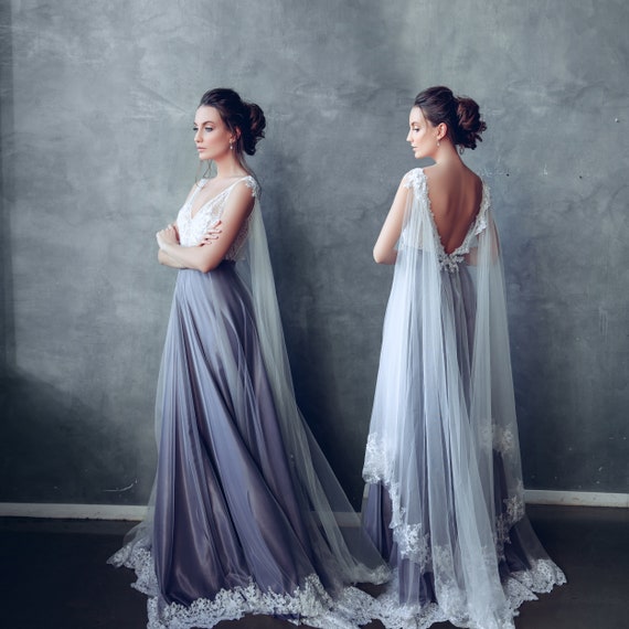 Elven Wedding Dress Fantasy Wedding Dress Winter Wedding Dress - Etsy