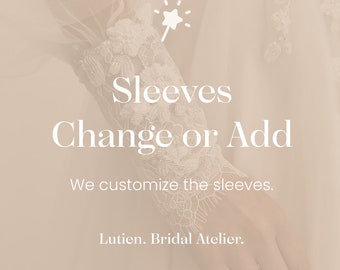 Sleeves for wedding dress