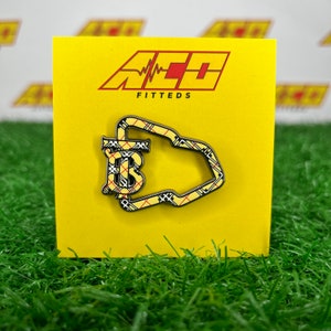 New Era TB flag hat pin