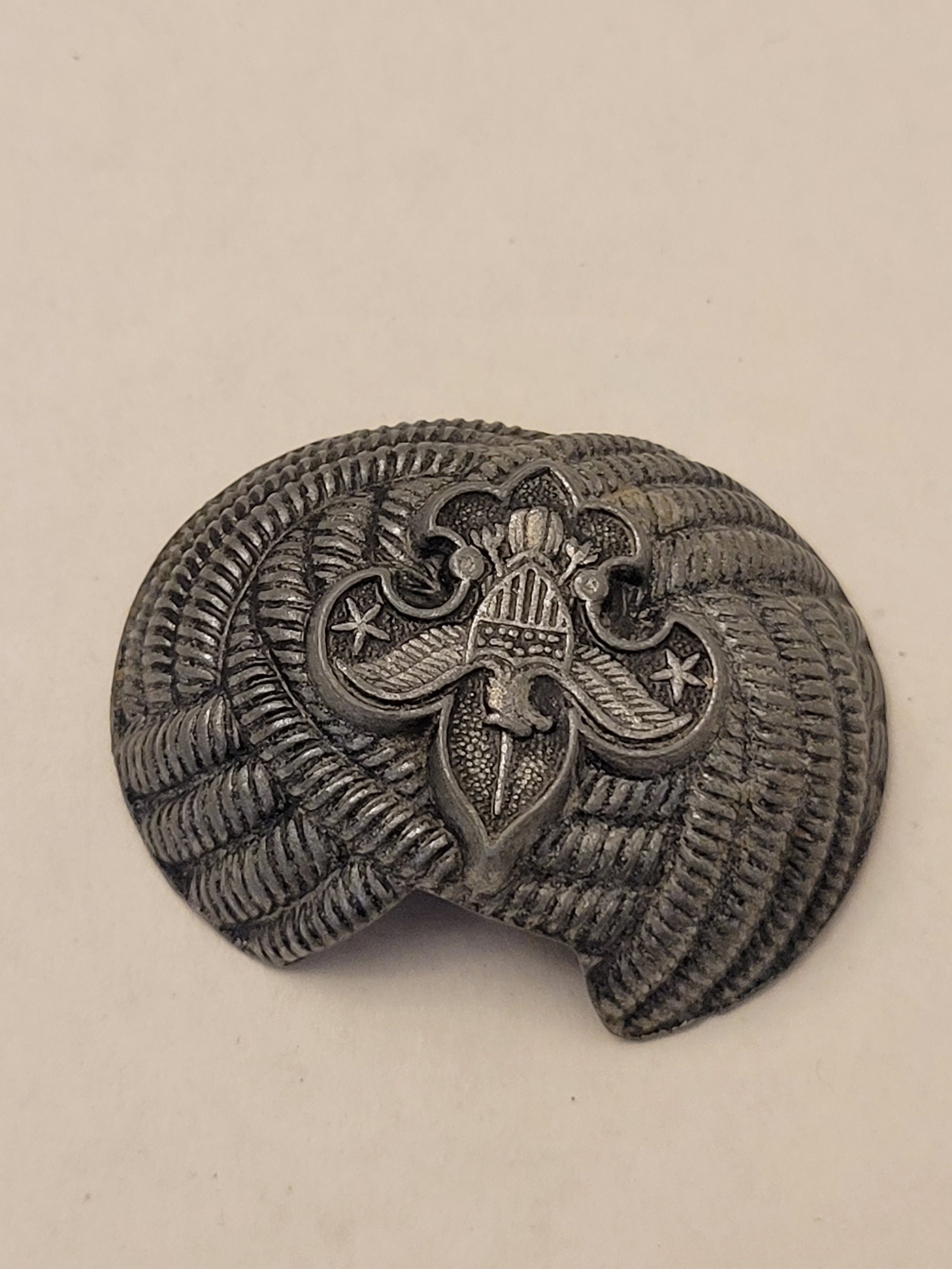 Vintage Boy Scouts Neckerchief Slide Bolo Tie Etsy