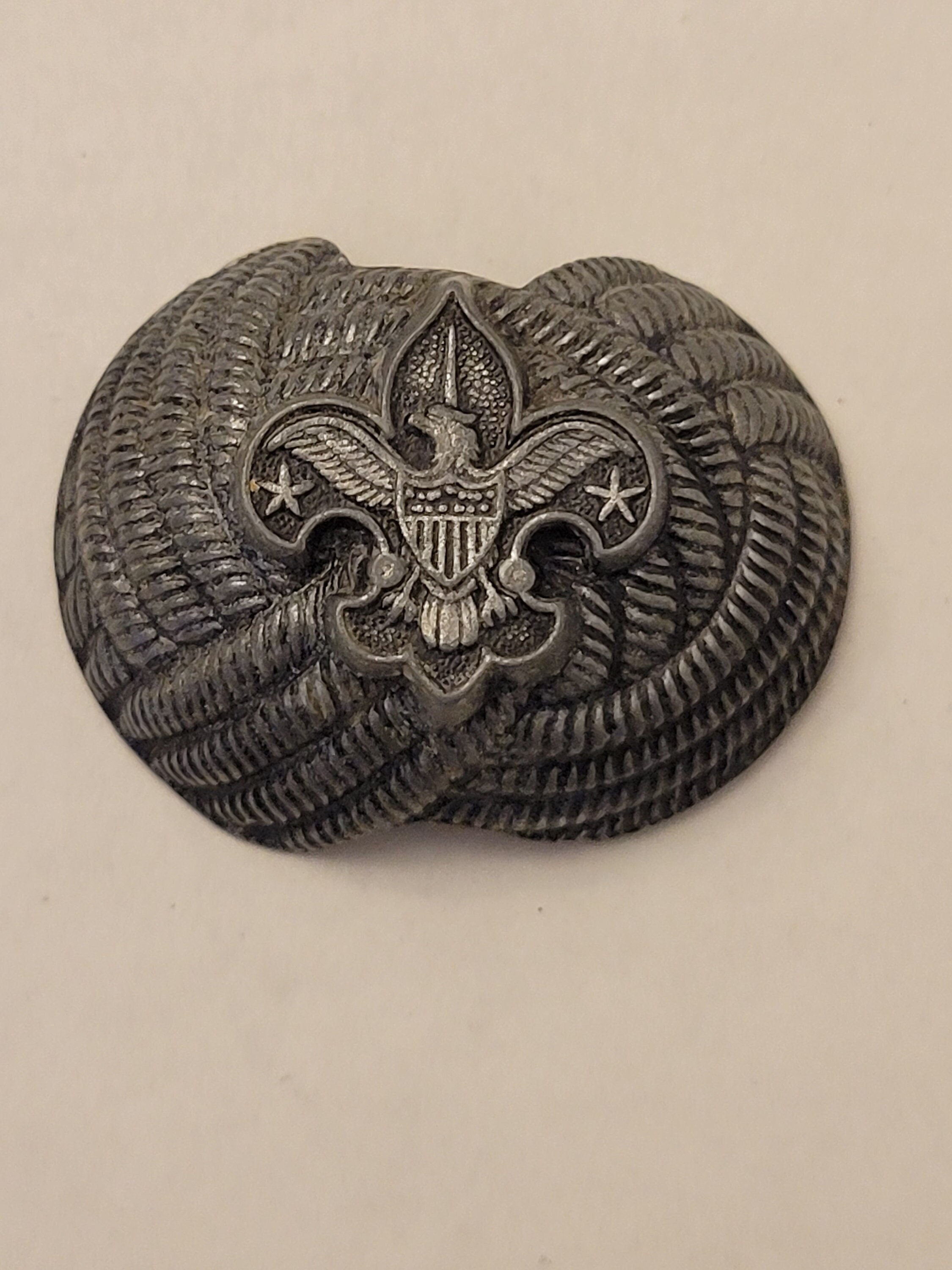 Vintage Boy Scouts Neckerchief Slide Bolo Tie Etsy