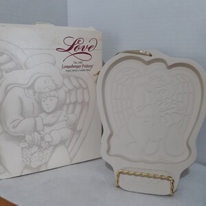 1995 Longaberger Cookie Mold &#39;Love&#39; Angel Series