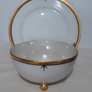 Vintage Porcelain Cup and Saucer Signed by CB Mook