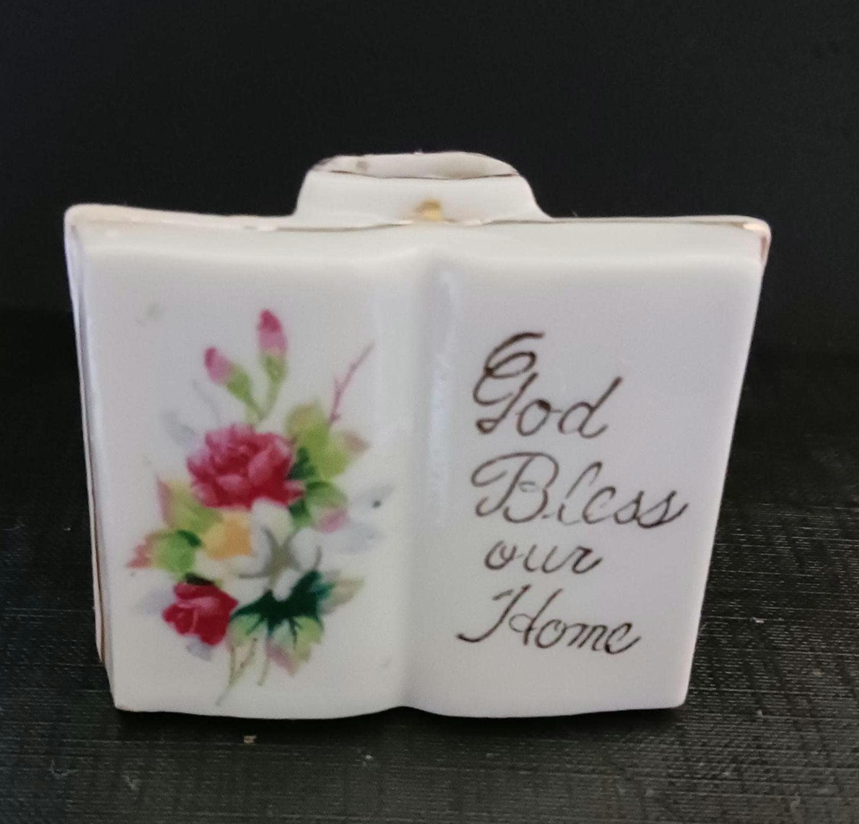Porcelain Bless This Home - Etsy