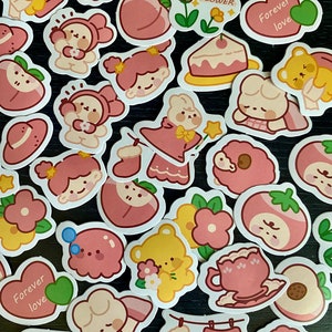 Cute Cartoon/Anime Sticker Set